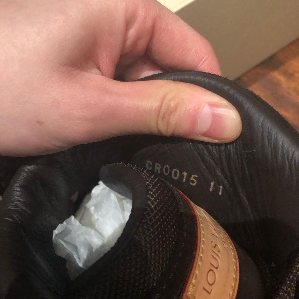 Louis Vuitton Men's Damier Ankle Hiking Boots - Picture 6 of 8